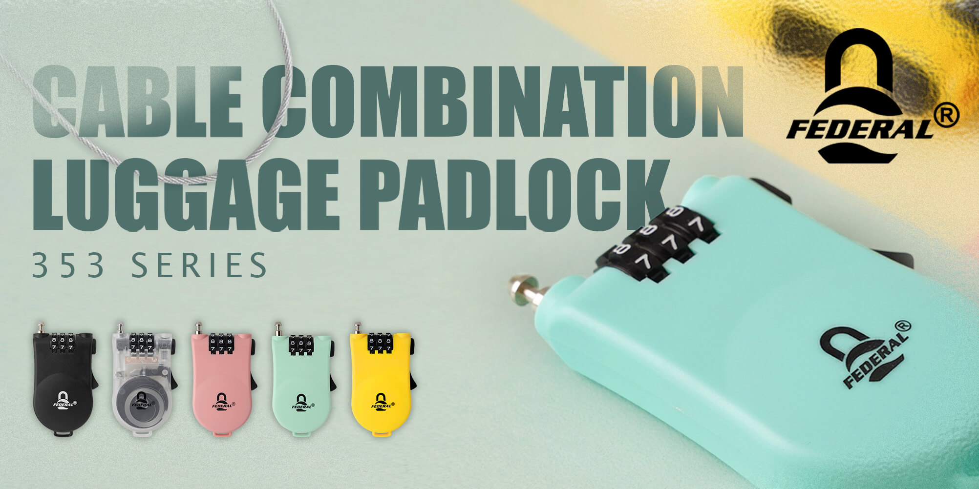 FEDERAL LOCK Introduces New Product: The Cable Combination Lock !