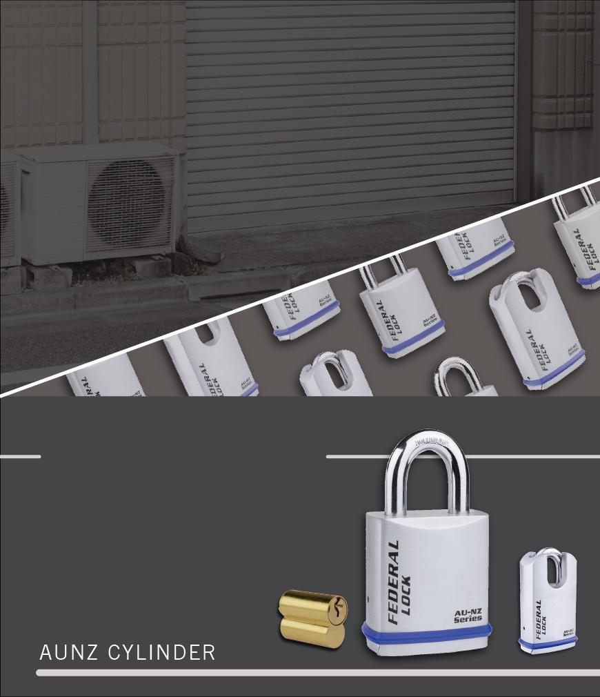 Satin Chrome Plated Brass Body With Blue Bumper & Molybdenum Shackle Series