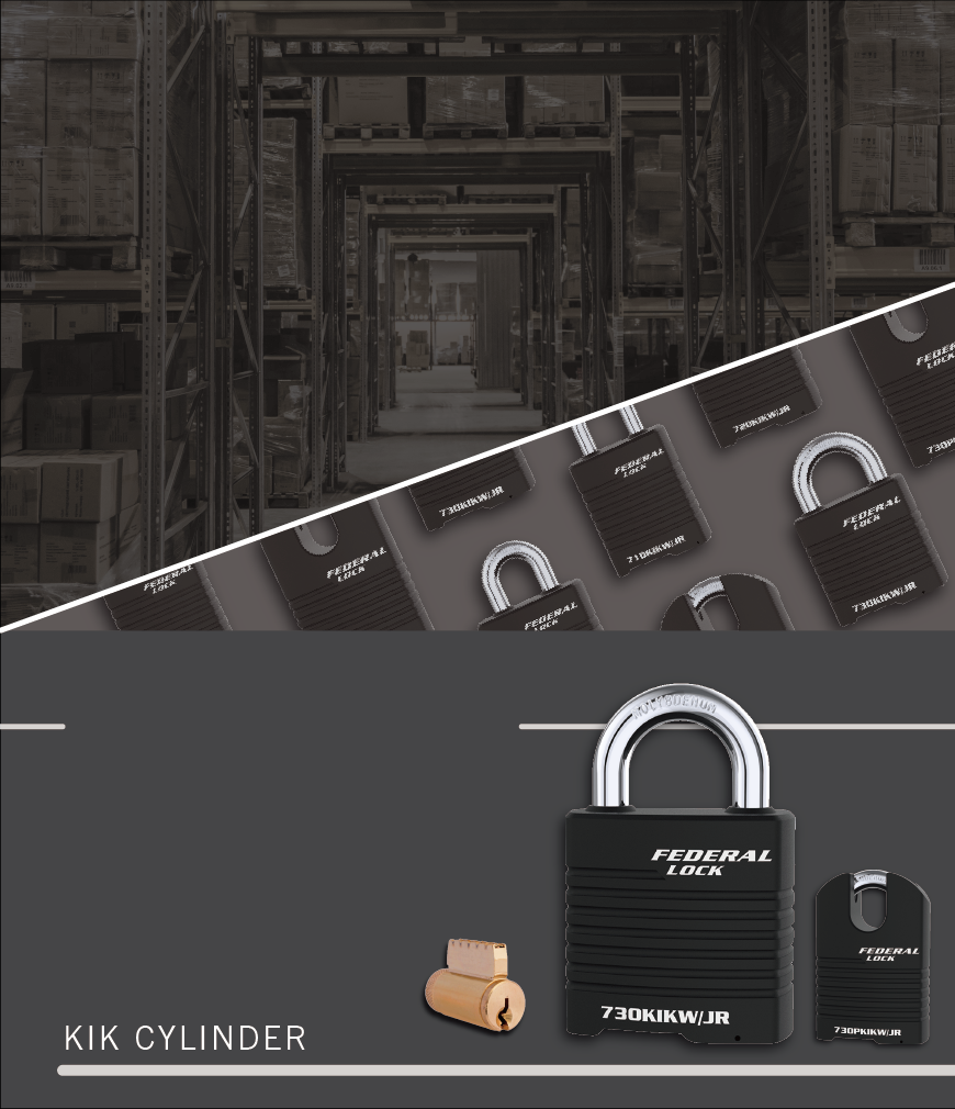 KIK Weatherproof Steel JR Padlocks Series