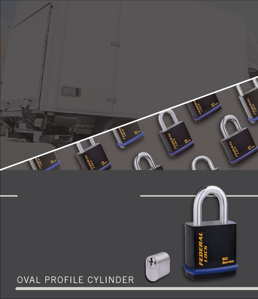 E-coated Hardened Steel Body With Blue Bumper & Molybdenum Shackle Series