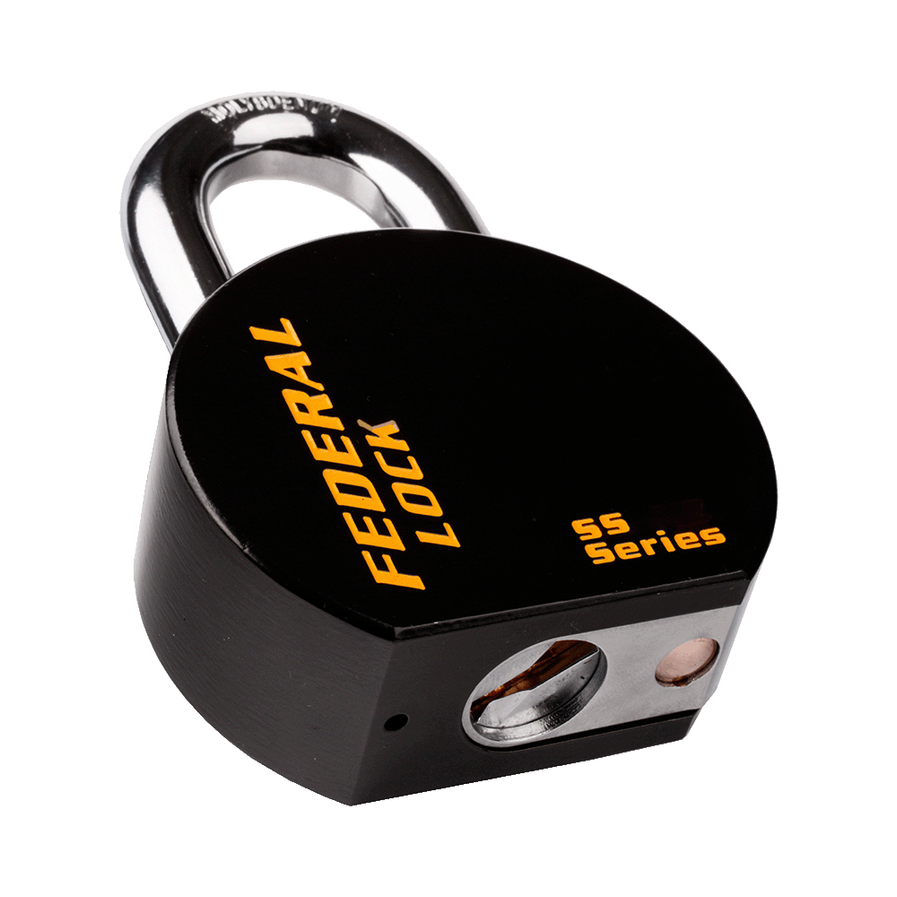 CA6CK Solid Steel Round Padlock 63.5MM