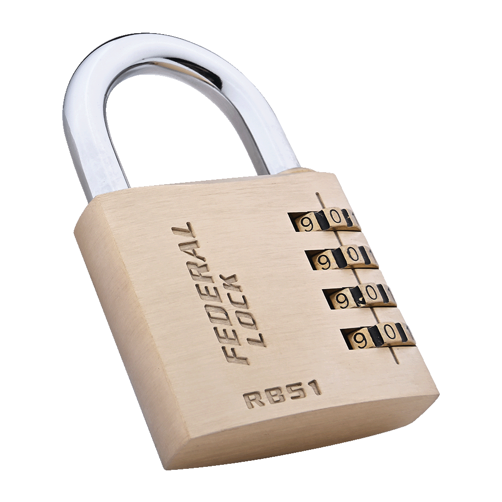 Brass Combination Lock 50MM