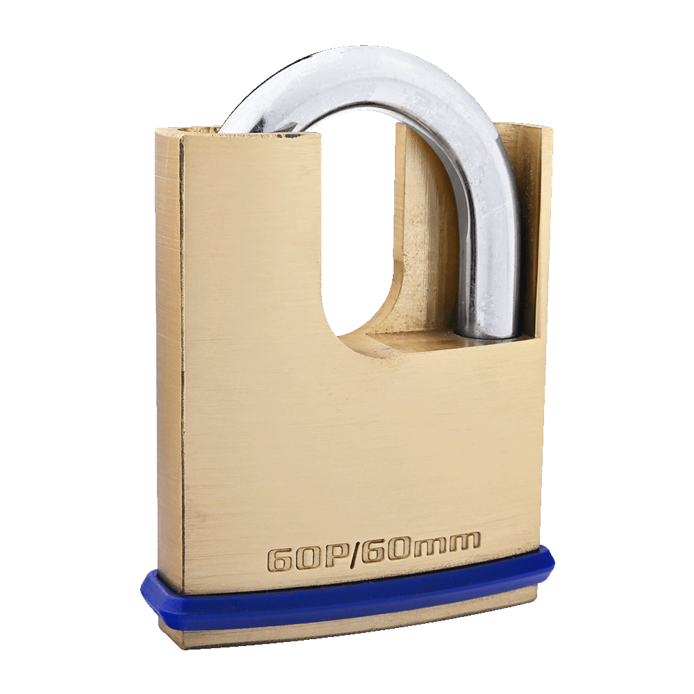 Brass Shrouded Shackle Padlock 60MM