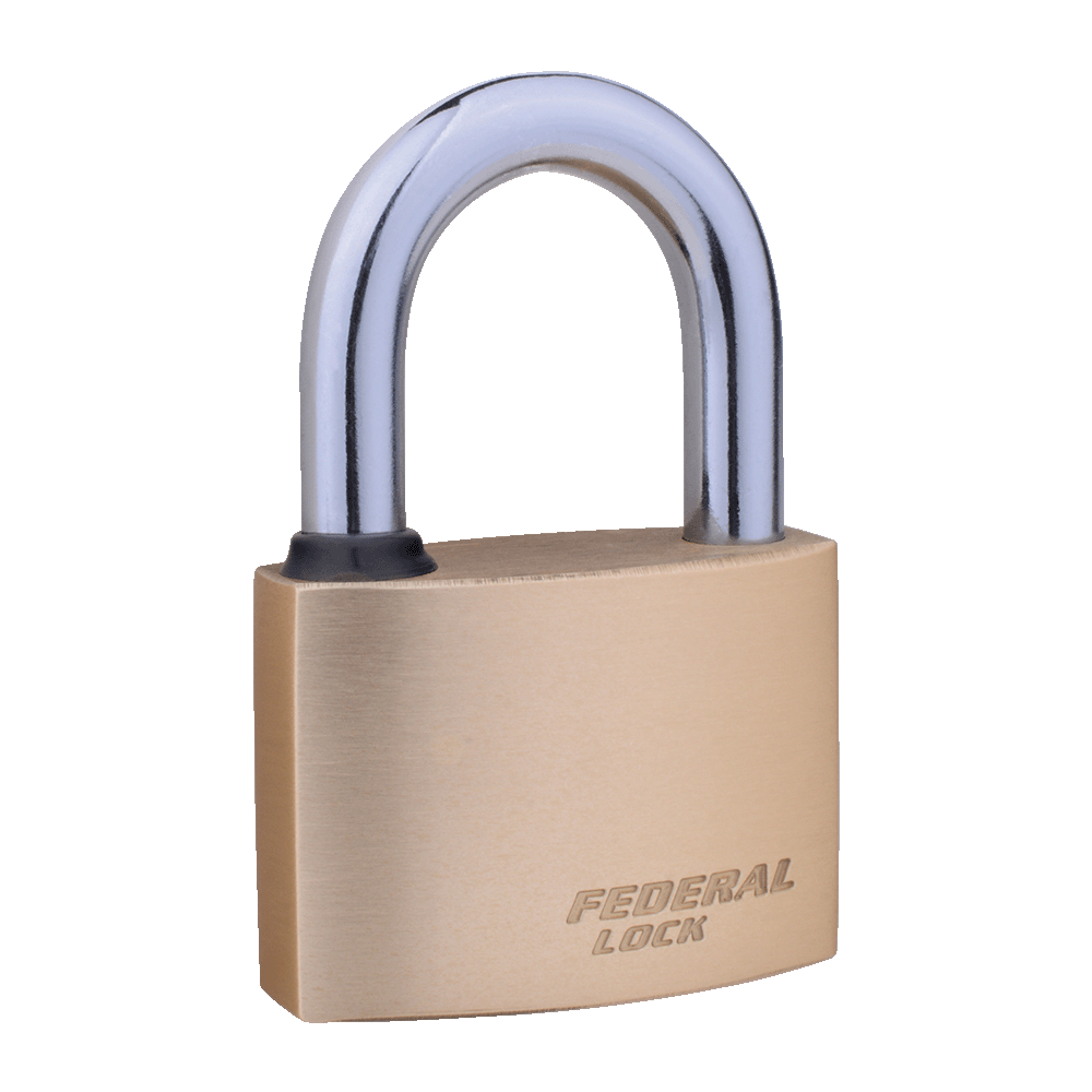 High Security Tubular Key Solid Brass Padlock 50MM